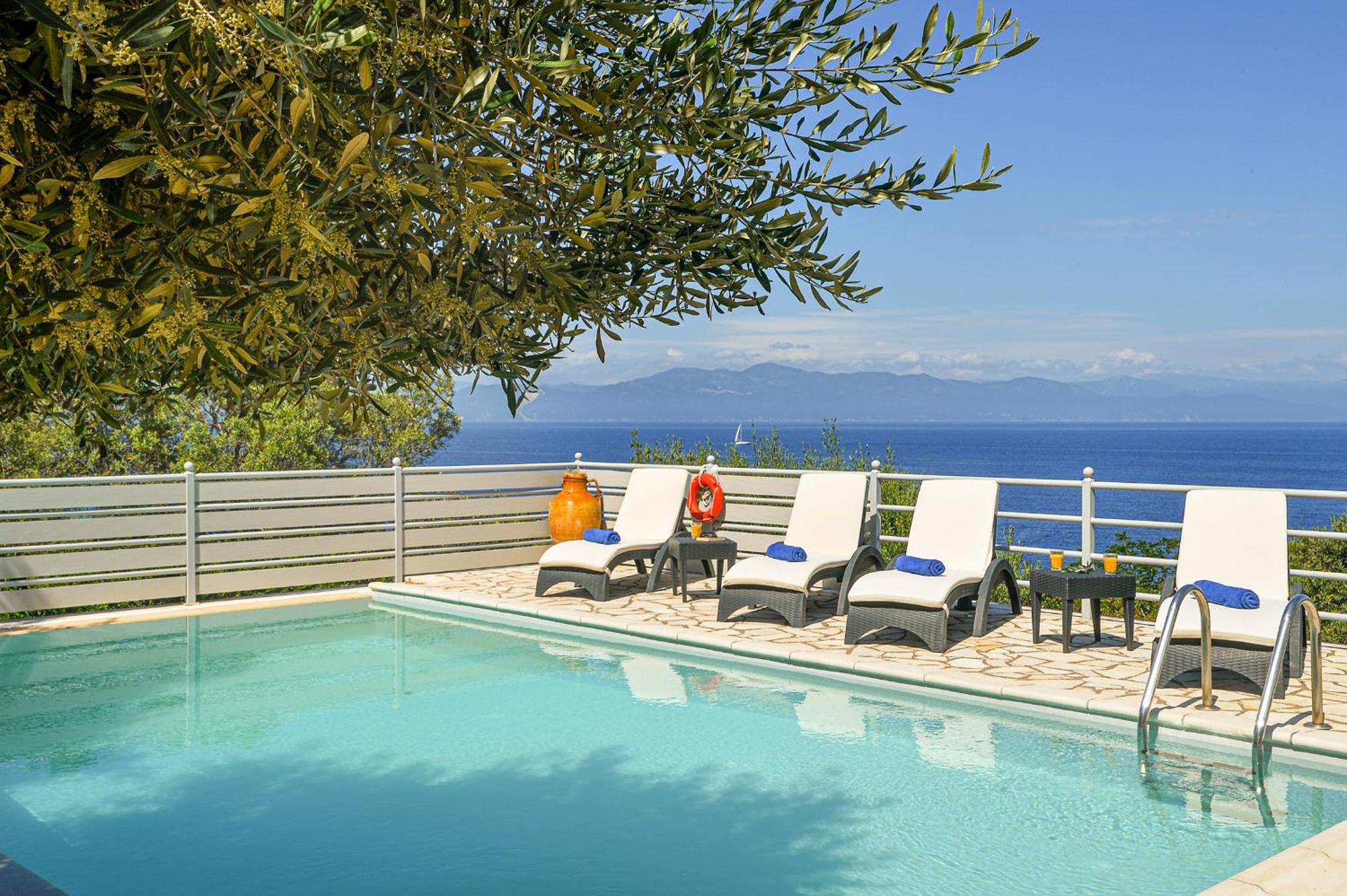 Lioniskari Seaviews - Paxoi'S Private Pool Oasis Villa Porto Ozias Exterior photo